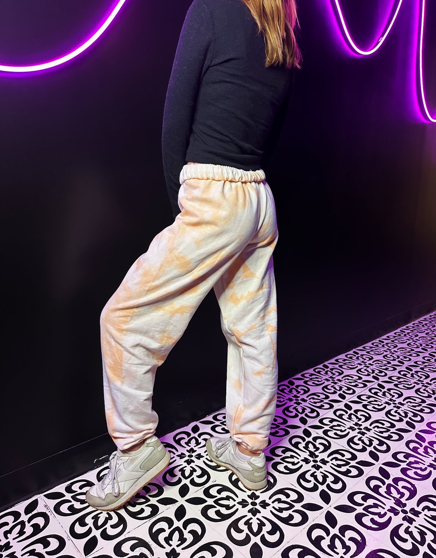 Morning Sunrise Tie Dye Zip Up Sweatsuit Set