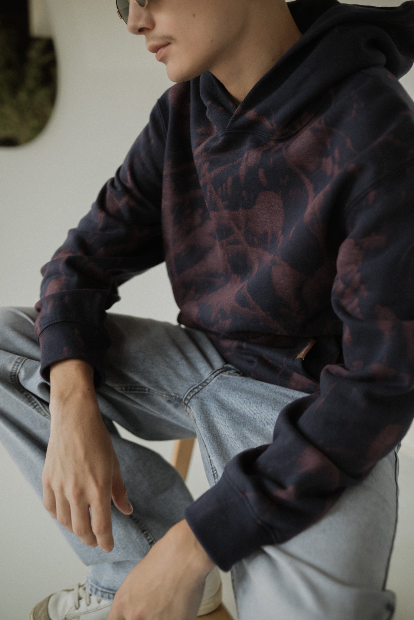 Navy Splatter Sweatshirt