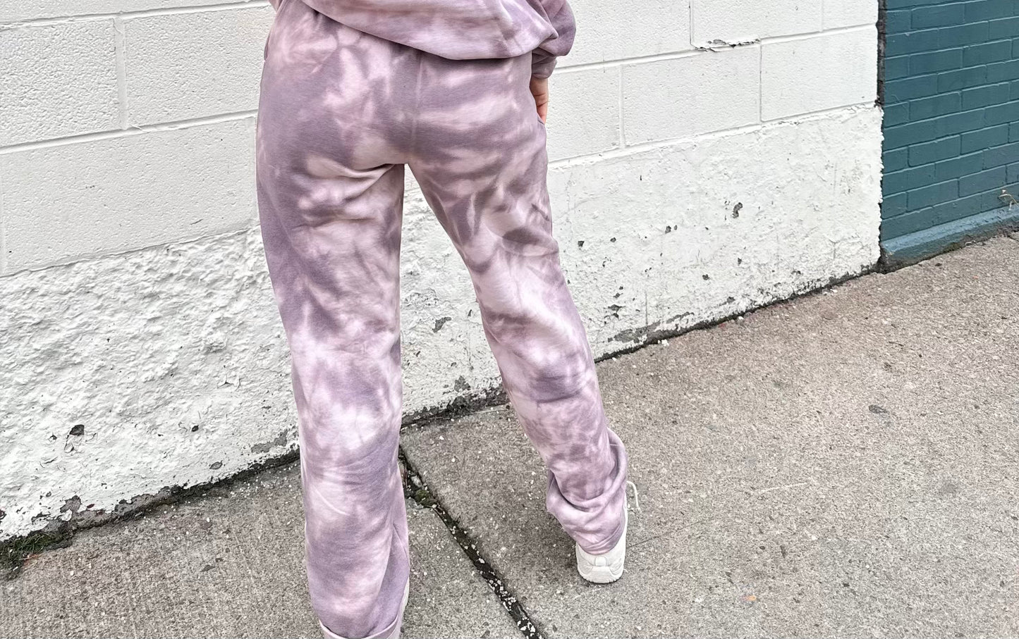 Mauve Tie Dye Sweatpants