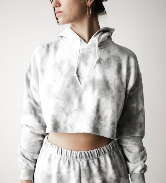 Grey Tie Dye Sweatshirt
