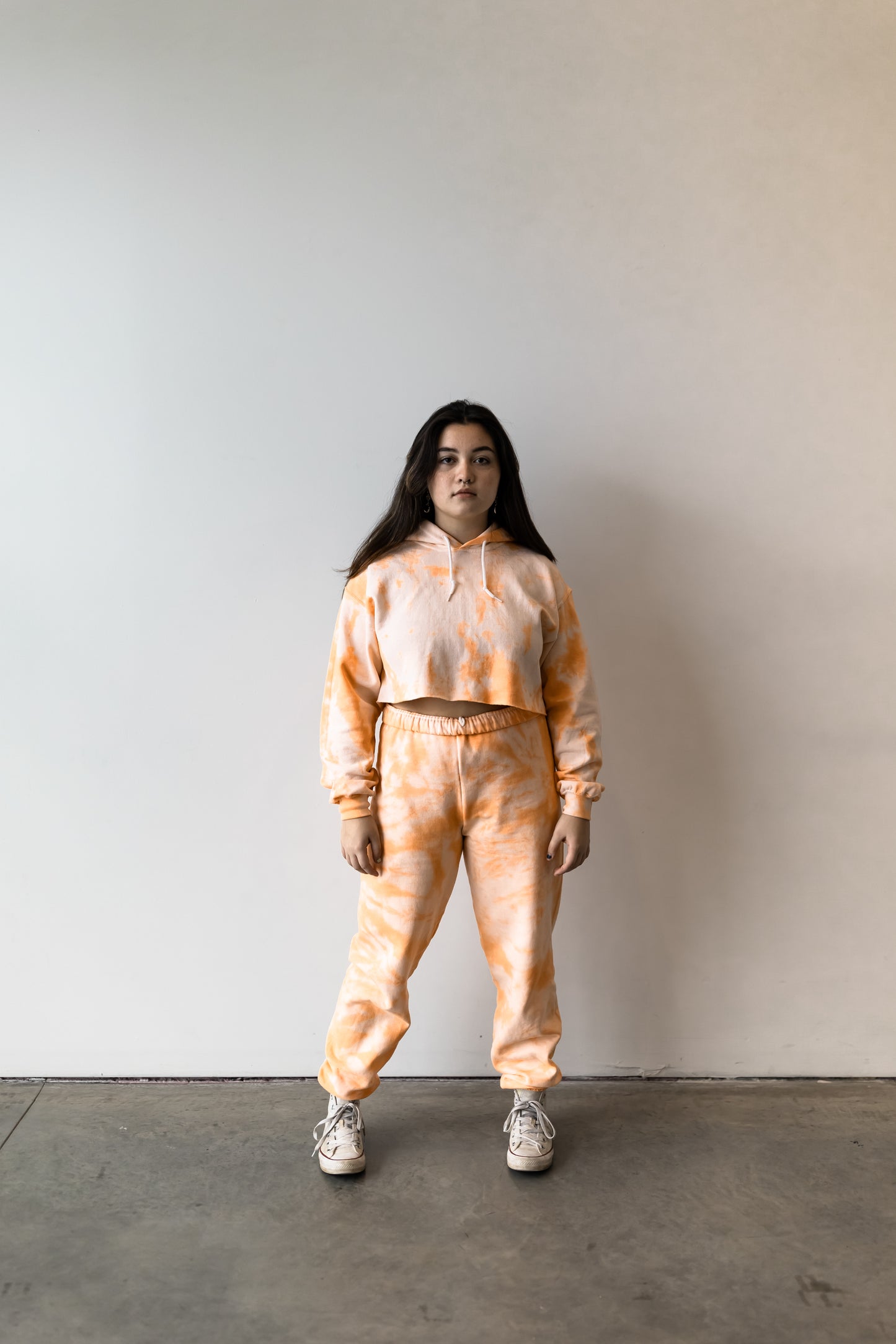 Creamsicle Orange Tie Dye Sweatsuit