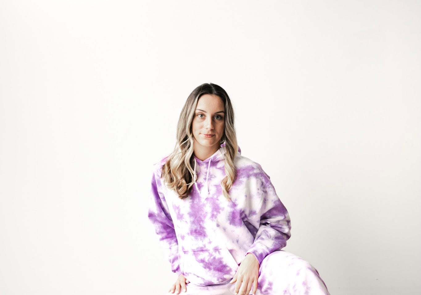 purple tie dye sweatshirt