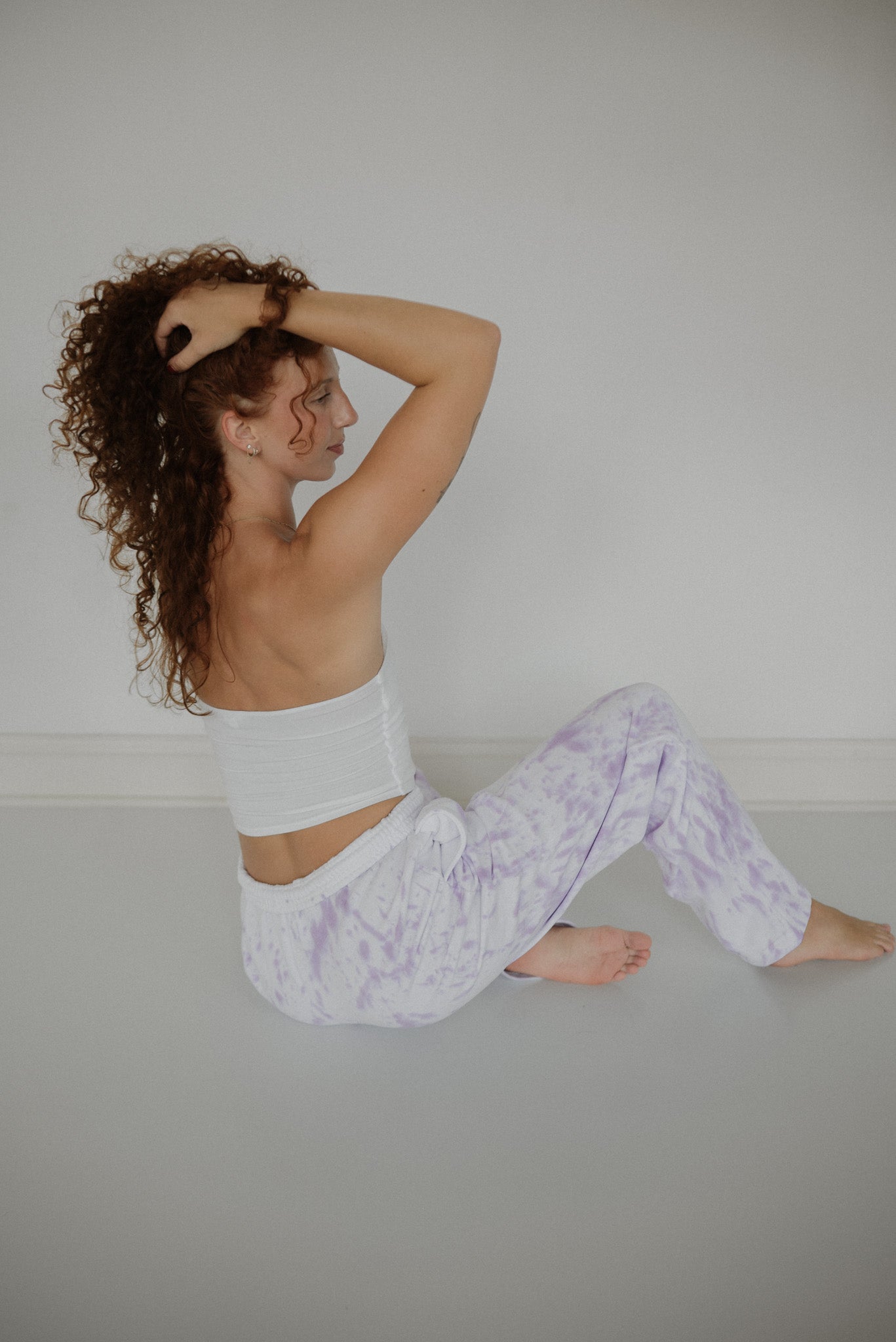 Lilac Splatter Sweatpants