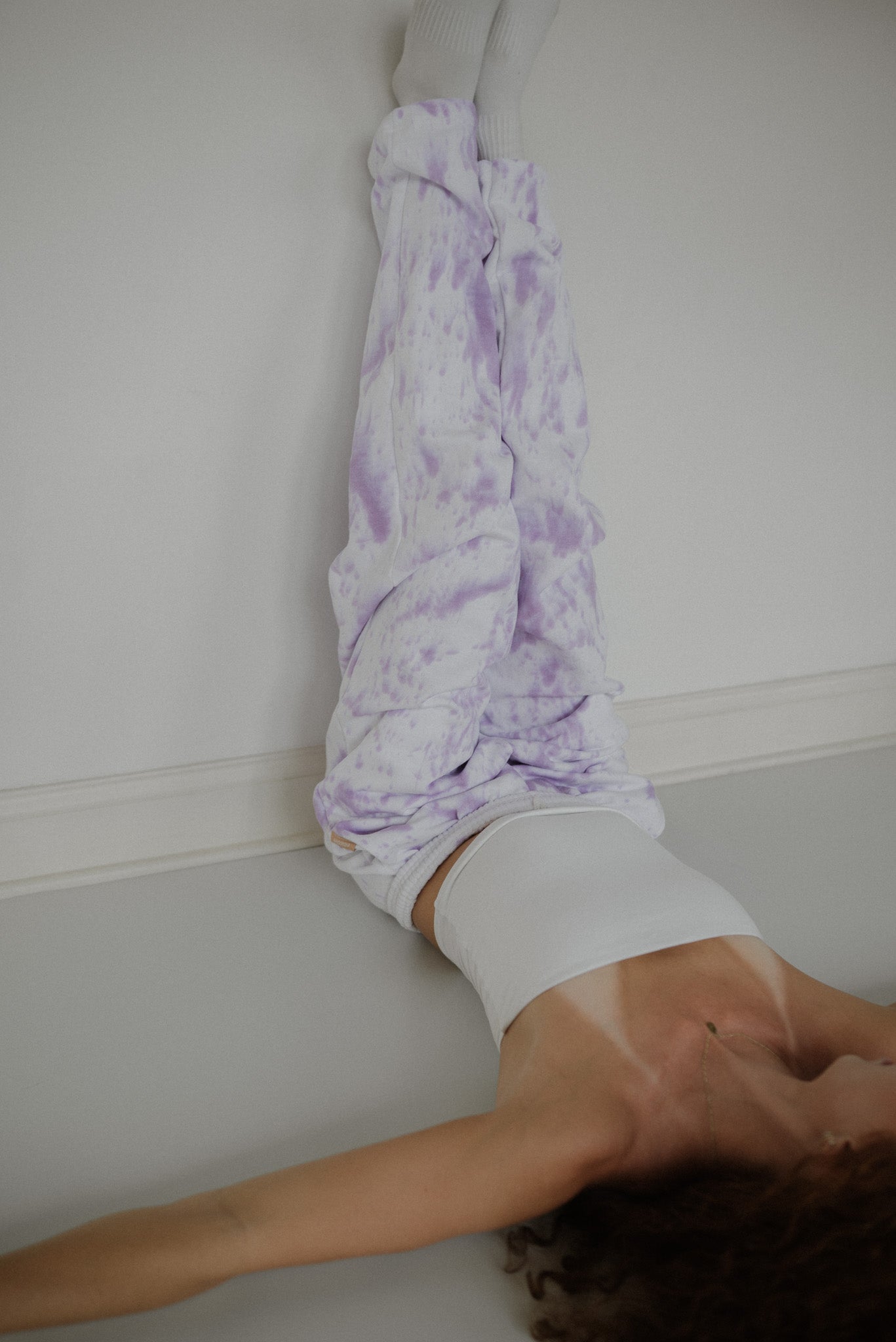 Lilac Splatter Sweatpants