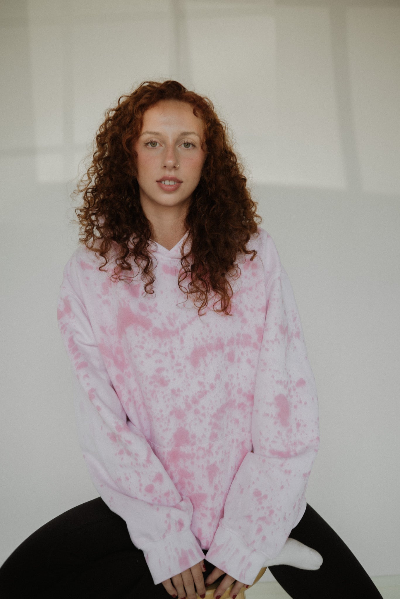Pink Splatter Sweatshirt