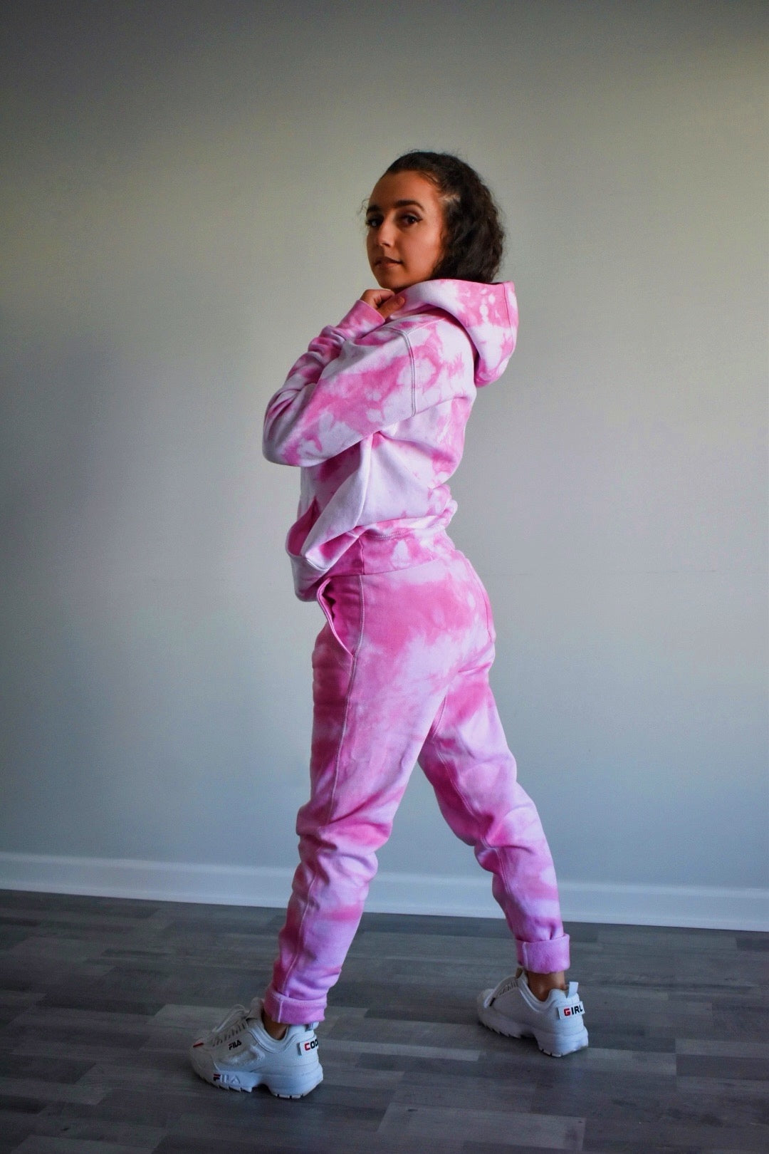 Tie dye two piece sweatsuit new arrivals