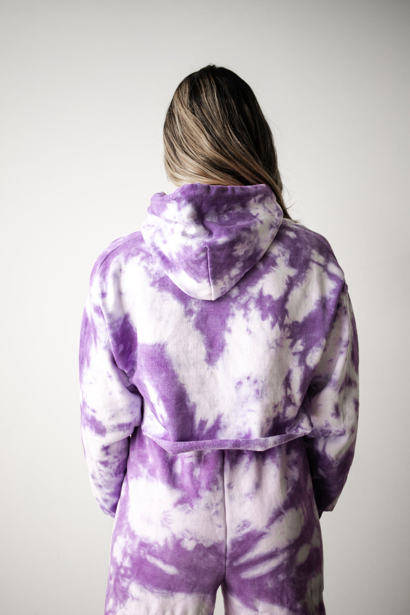 Purple Tie Dye Sweatshirt EXB Apparel exbapparel